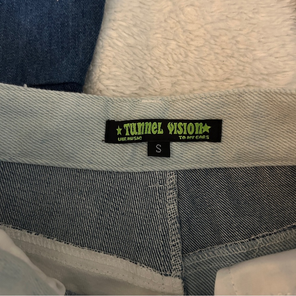 Tunnel Vision Patchwork Flare Jeans - image 6